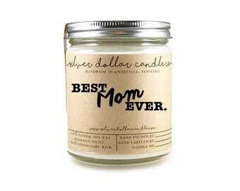8oz Scented Candle Gift for Mom, Mom Birthday gifts, Best Mom Ever,Mom Gift, Mom Birthday Gift, Birthday for mom, Mom gifts, Gift for Her