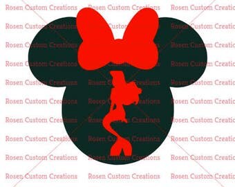 Ariel Mickey Head SVG