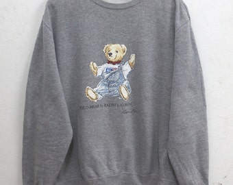 vintage polo bear sweater