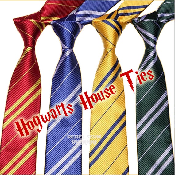 Harry Potter Hogwarts House Ties