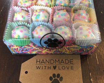 Dog birthday Treats, dog treats, gourmet dog treats, peanut butter dog treat, dog biscuit, Easter dog treats, dog treat, confetti, sprinkles