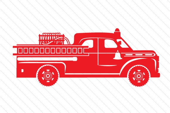 Free Free 54 Silhouette Fire Truck Svg SVG PNG EPS DXF File