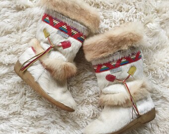Vintage 1980's Technica Aprés Ski Boots