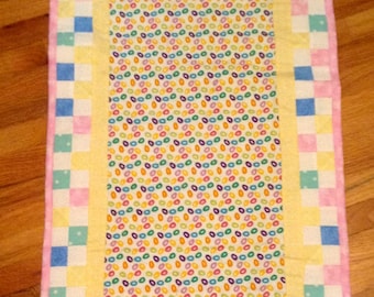 Quilted Easter table runner
