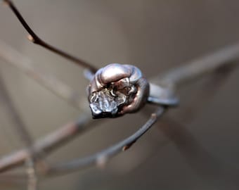 Raw meteorite ring Falling star Bridal bridesmaid jewelry Raw stone jewellery Wedding jewelry Meteor Asteroid Girlfriend birthday gift