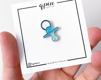 Pin de esmalte en forma de chupete - Broche en forma de chupete