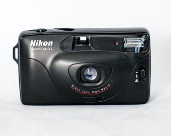 Nikon NiceTouch 2 Automatic 35mm Film Camera with Macro.