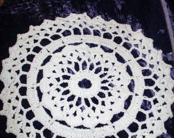 14 inch Cotton Doilie Hand Crocheted