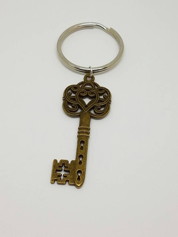 Skeleton key key chain