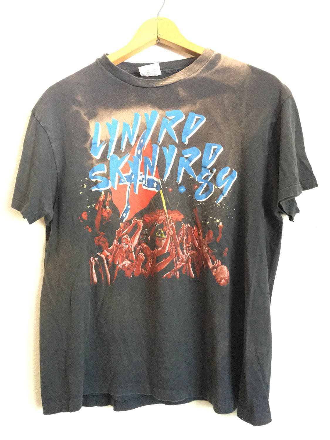 1989-1990 LYNYRD SKYNYRD Distressed Bleached Vintage T Shirt