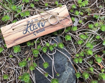 To Have and to Hold - Wedding Ringbearer Ring Holder Rustic