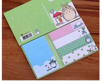 Totoro Sticky Notes / Kawaii Sticky Markers / Post it Notes