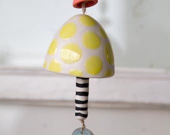 Bell, Ceramic Bell, Wind Chime, Chimes