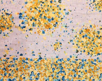 Elegant Floral Fabric | Naomi Ito | Nani Iro | Kokka | Japanese | Fuwari | Unique | Painted Fabric | Flowers | Dainty | Brushed Cotton