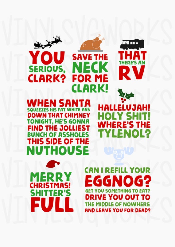 Download Christmas Vacation SVG FILE PACK from VinylSVGWorks on ...