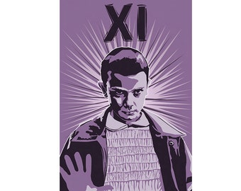 Eleven - Stranger Things Poster - Original Graphic Print