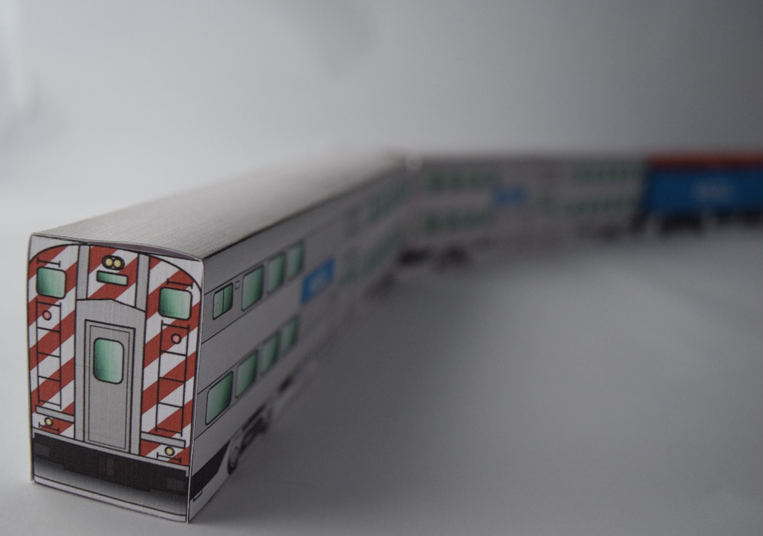 Metro Commuter Engine Papercraft Model Kit from PrecisePapercraft on