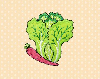 Light Green Cabbage Iron On Patch Enbroidered Sew On Apllique DIY Jeans Patches