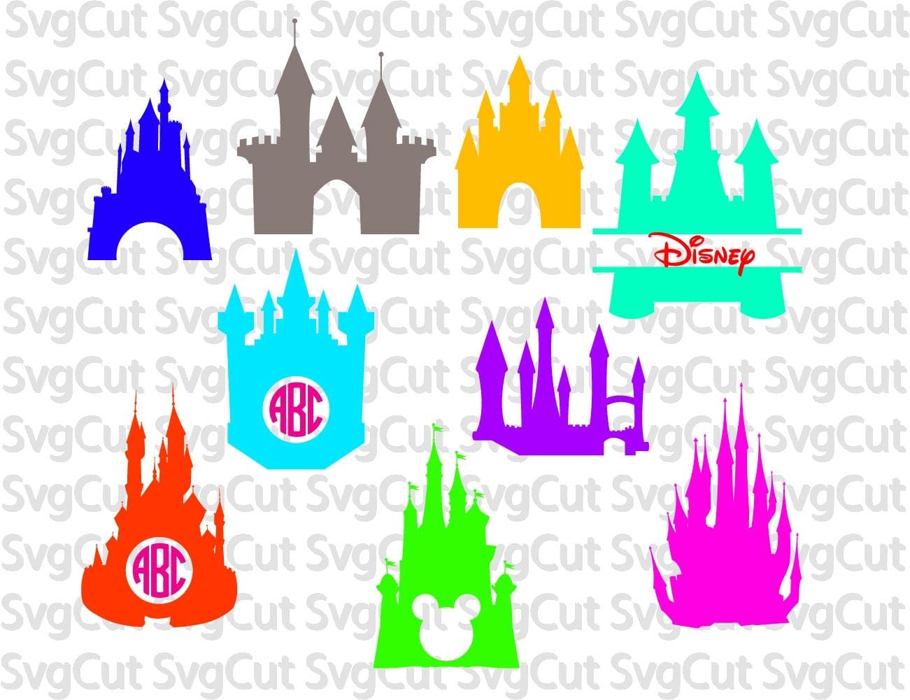 Download Princess Castle SVG Disney Castle files cricut Castle