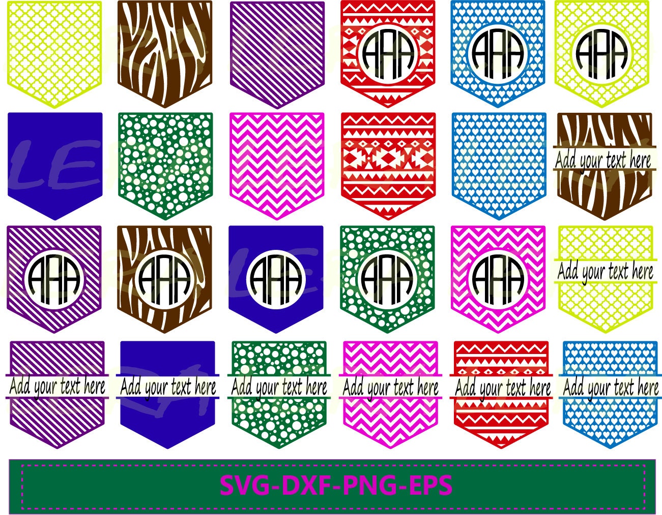 Download 60 % OFF Shirt Pocket Monogram Frames SVG Shirt Pocket Svg