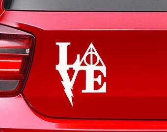 harry potter auto aufkleber
