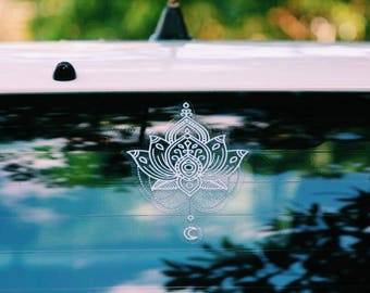 Mandala Sticker, Mandala Decal, Boho Decal, Boho Sticker, Macbook decal, Macbook Sticker, Laptop Sticker