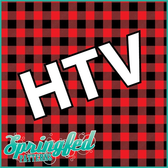 red plaid htv