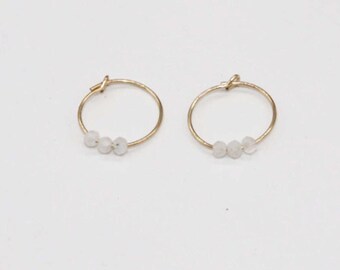 Moonstone earrings / moonstone earrings