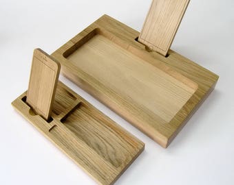 Desk Organizer, iPhone Dock, Android Dock, Tech Organizer, Gift for Men, Desk Organizer, Tech Gift, Mens Gift, Gifts For Him