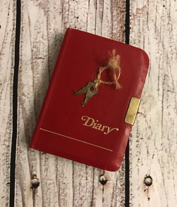 diary with lock and key