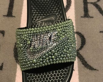 diy bling nike slides