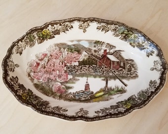 Johnson Bros The Friendly Village - The Well 8" Vegetable Bowl