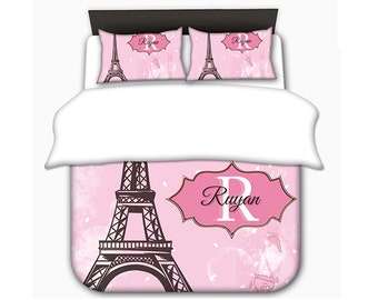 Paris bedding | Etsy