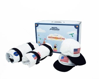KIT FOR ASTRONAUTS-costumes of astronaut (1 adult + 1 child)