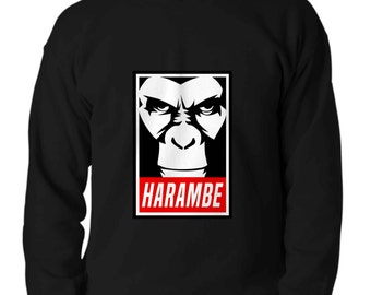 HARAMBE Long sleeve t-shirt xmas cool sweater