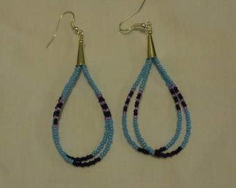 Beaded Native American Ear-Rings