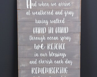 Ocean nautical decor beach lover gift beach quote beach house decor beach wall art rustic beach sign beach house gift anniversary gift