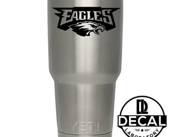 Yeti Decal Sticker - Philadelphia Eagles Decal Sticker For Yeti RTIC Rambler Tumbler Coldster Beer Mug
