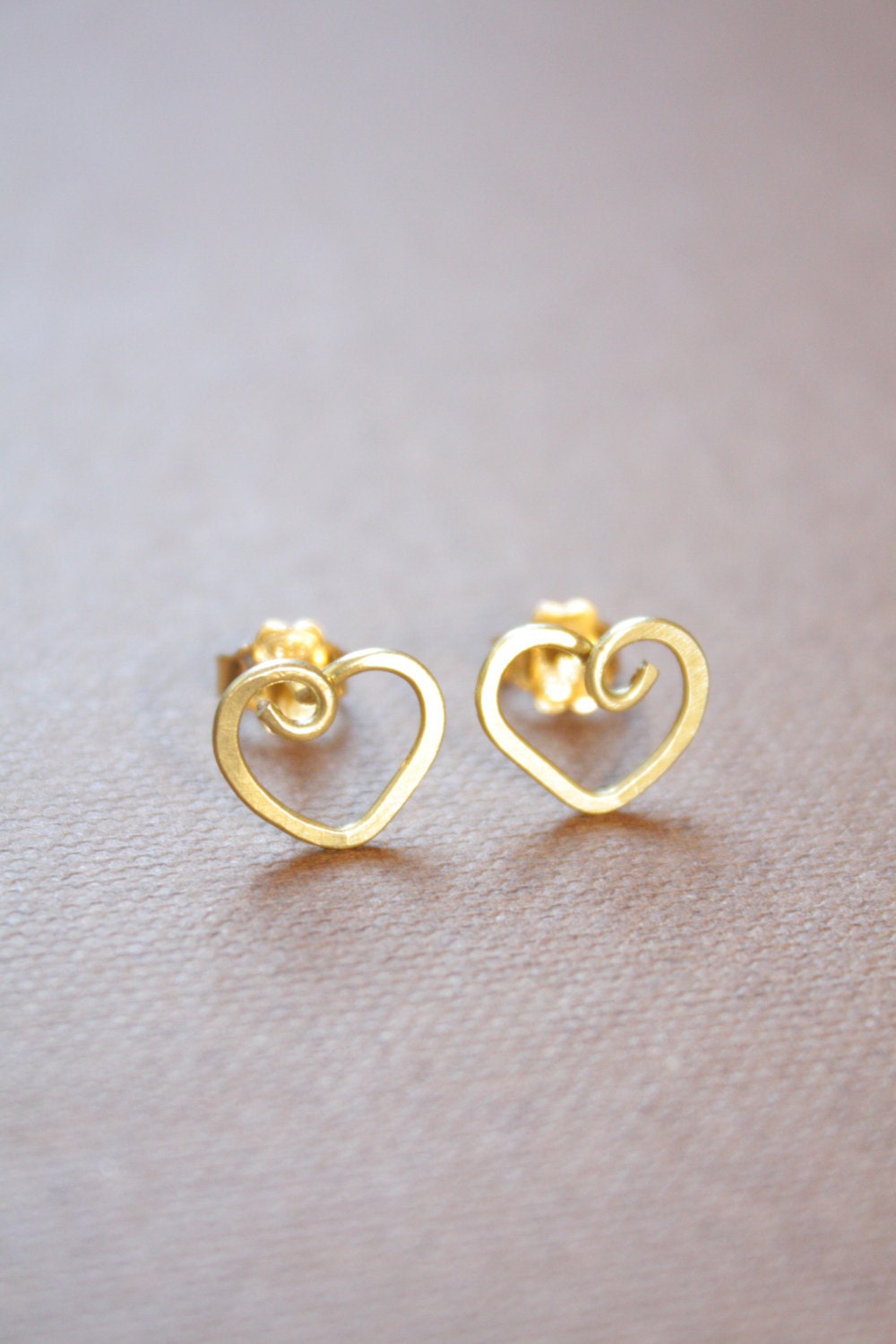 Heart Stud Earring Tiny Stud Earring Tiny Heart Sterling