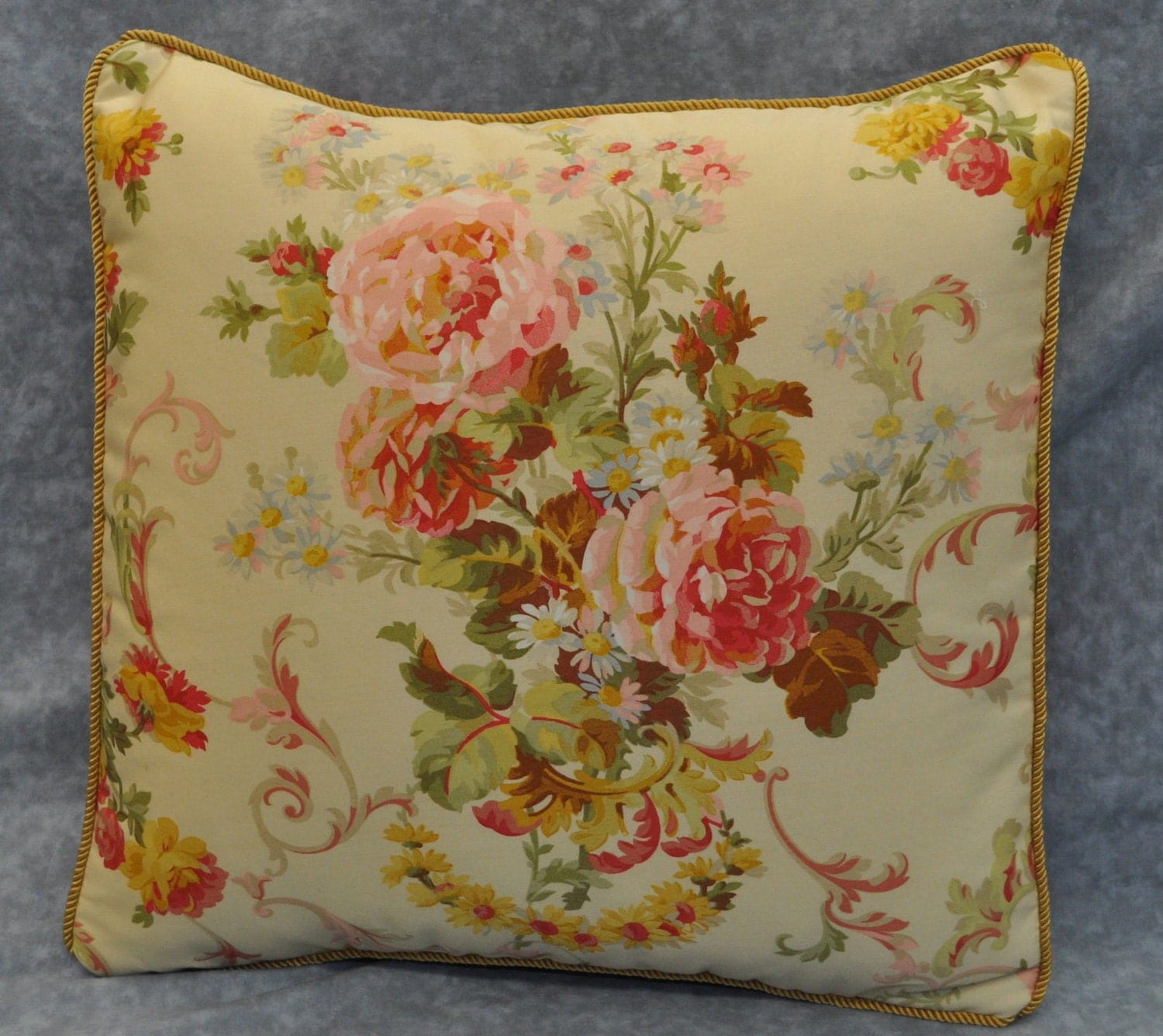 Decorative Pillows Floral Pillows Shabby Chic Pillows