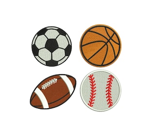 Basketball Embroidery Design - 4 designs instant download