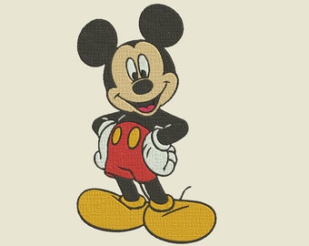 Mickey Mouse Embroidery Design