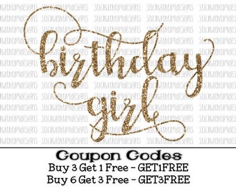 Birthday Girl Svg Birthday Svg Princess files PNG Files Girl Svg Files for Silhouette Cameo files Svg Files for Cricut SVG Designs Cut Files