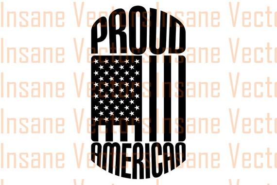 Download Proud American Dog Tag Silhouette Clip Art Image Proud