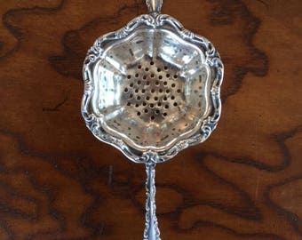Sterling tea strainer
