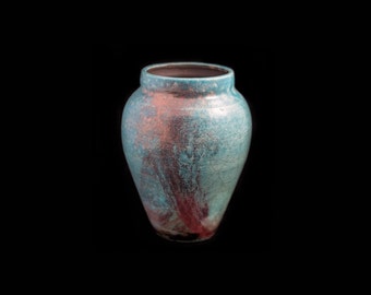 R 2 Raku vase