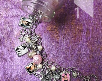 Audrey Hepburn charm Bracelet necklace