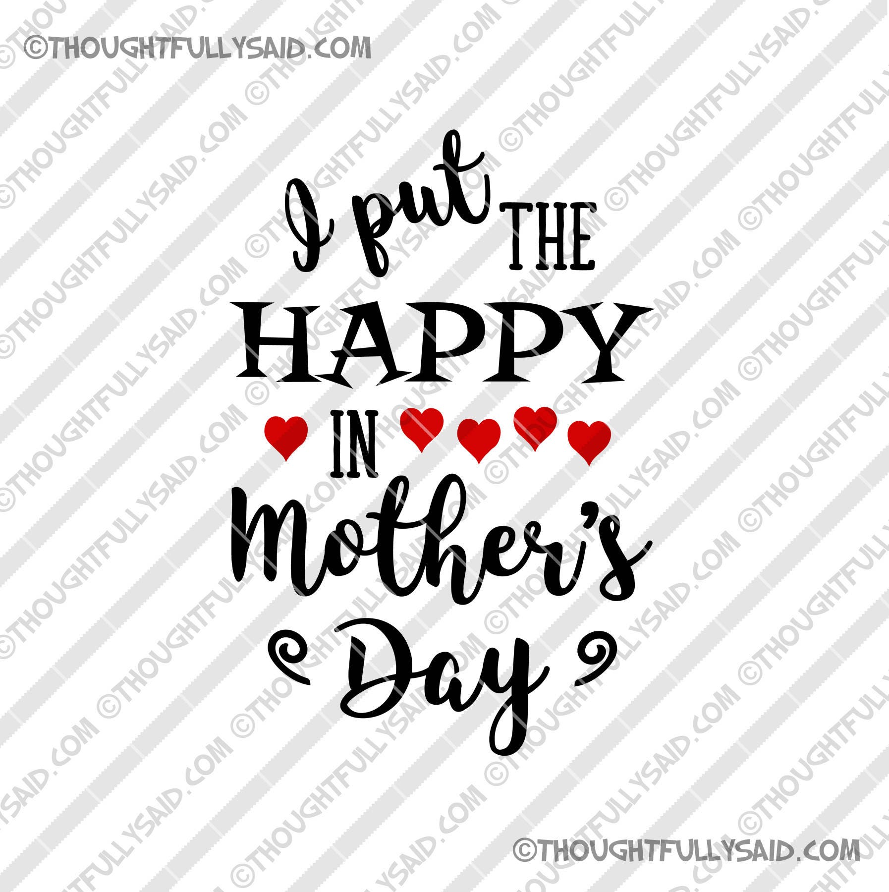 Download I Put the HAPPY in Mothers Day, SVG, DXF, png, eps ...