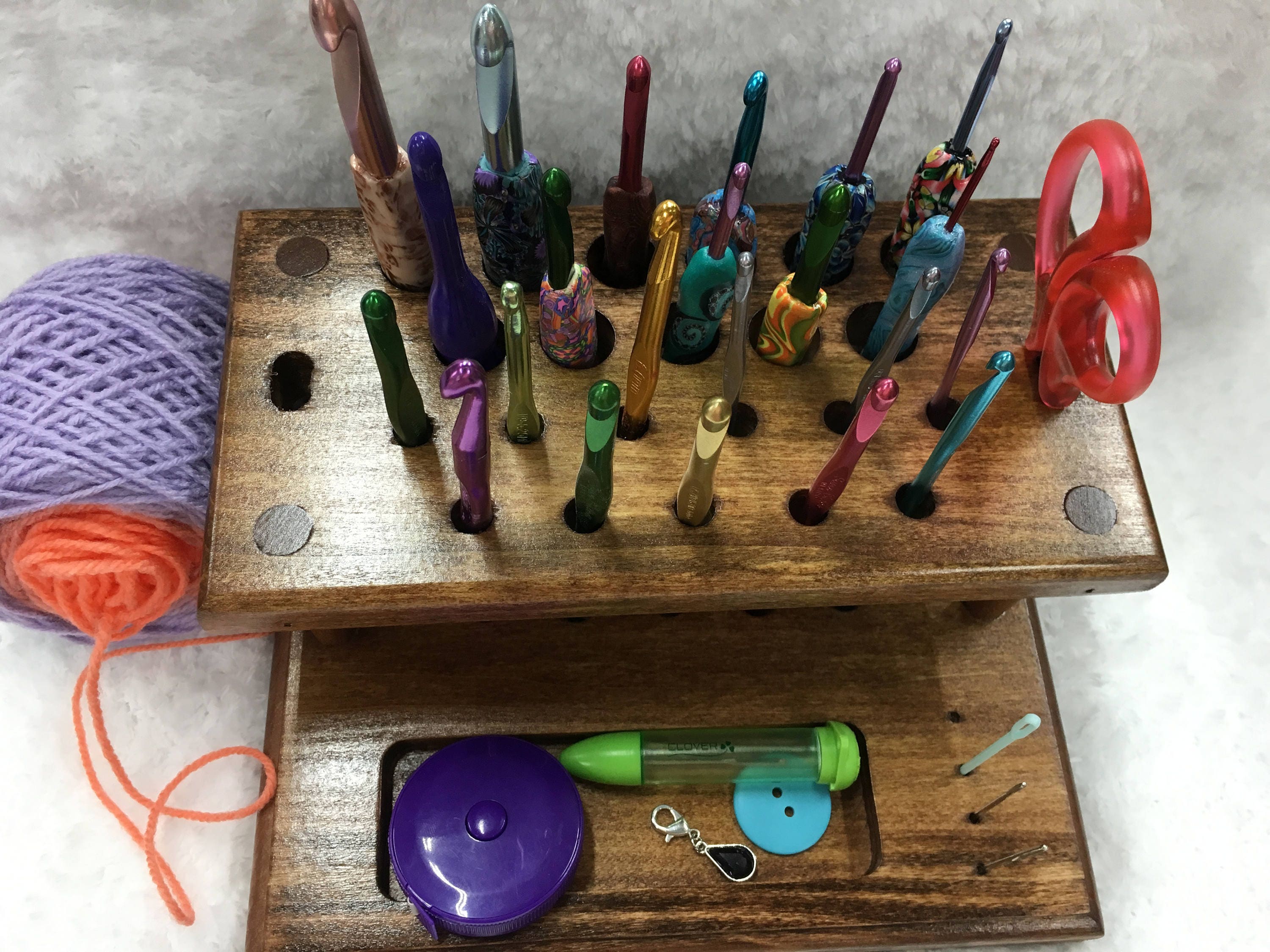 Crochet Hook Holder, Crochet Hook Stand , Crochet Hook Caddy, Crochet