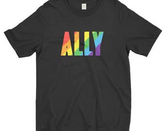 LGBTQ Ally Shirt | Men's LGBT Ally Shirt | LGBTQ Ally T Shirt | Straight Ally Shirt | Gay Pride Shirt | Gay Pride T Shirt | Trans Ally